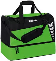 Erima Six Wings Sporttasche mit Bodenfach S Gr&uuml;n / Schwarz