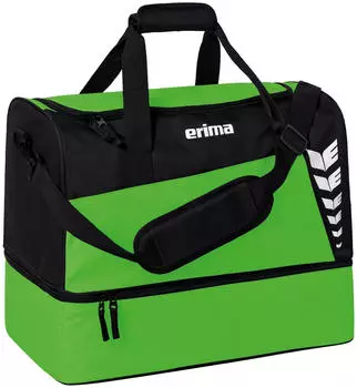 Erima Six Wings Sports Bag with Bottom Compartment S green/black