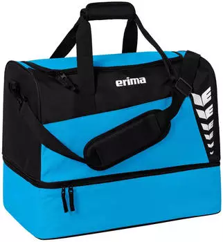 Erima Six Wings Sports Bag with Bottom Compartment S curacao/black