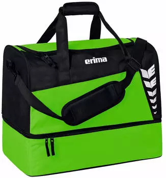 Erima Six Wings Sports Bag with Bottom Compartment L green/black