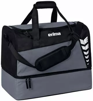Erima Six Wings Sports Bag with Bottom Compartment S grey/black
