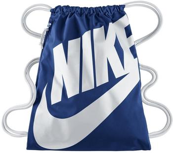 Nike Heritage Gymsack tiefes königsblau/weiß