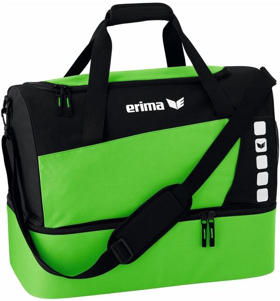 Erima Club 5 Sporttasche mit Bodenfach M grün/schwarz