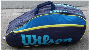 Wilson Racket Bag Tour IV 12er blue/yellow Tennistasche