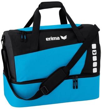 Erima Club 5 Sporttasche mit Bodenfach S curacao/schwarz