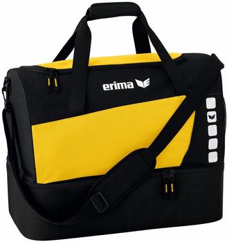 Erima Club 5 Sporttasche mit Bodenfach M gelb/schwarz