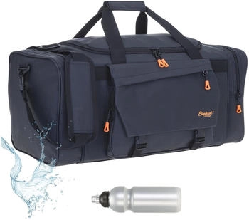 Elephant plane tour sports bag 68cm XL + drinking bottle black