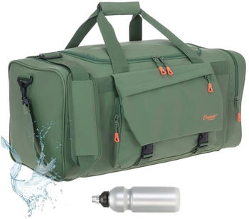 Elephant plane tour sports bag 68cm XL + drinking bottle oliv green