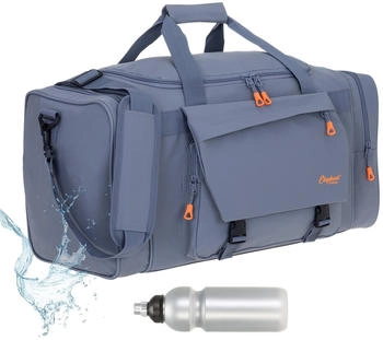 Elephant plane tour sports bag 55cm L + drinking bottle titan grey