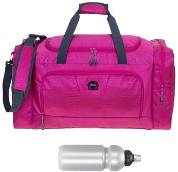 Elephant Trainer sports bag 55cm L + drinking bottle (1243) pink berry