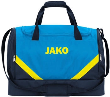JAKO Sports Bag Iconic with Bottom Compartment L (2024-L) blue/navy/neon yellow