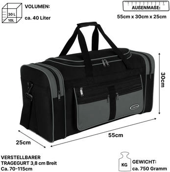 EAAKIE Sports Bag 55 cm (2002-55) grey