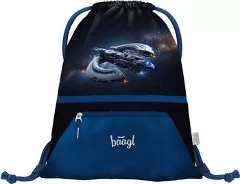 Baagl Turnbeutel mit Tasche space ship