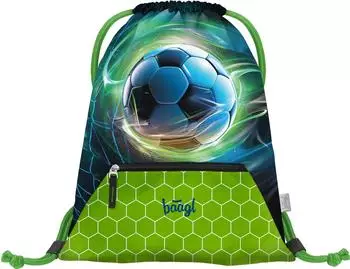 Baagl Turnbeutel mit Tasche fu&szlig;ball ball