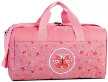 Heinrich Sieber & Co Fabrizio Junior Active Schmetterlings-Umh&auml;ngetasche, rosa, 38x21x18cm