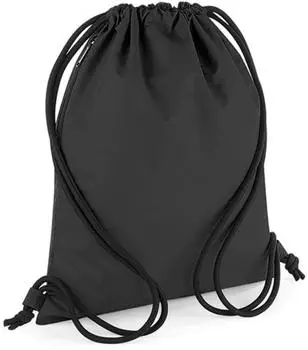 Bagbase Reflective Gymsac schwarz reflektierend, 48x40cm (BG137)