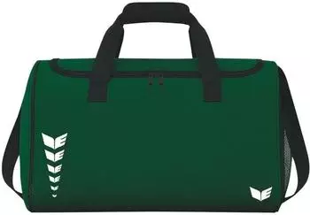 Erima Intro Line Sporttasche, Polyester, gr&uuml;n-wei&szlig;, Unisex, S (7232619)