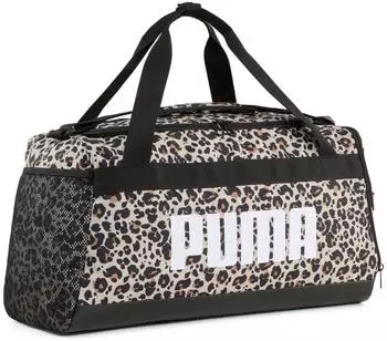 Puma Challenger AOP Sports Bag 35L, schwarz/Leopard (091144-02)