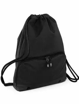Bagbase Athleisure Gymsac wasserdicht, schwarz, 18L (BG542)