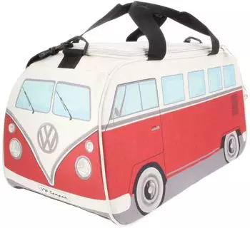 Brisa T1 Bulli Bus Sporttasche, rot, Medium (BUST11)