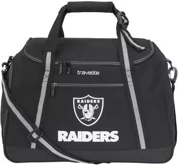 Travelite NFL Reisetasche Las Vegas Raiders, Polyester, 47L (004705_01)