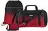 Coocazoo Blazing Fire Zubehör-Set 3-tlg., Sporttasche 20l, Turnbeutel 10l & Geldbörse, rot/schwarz (00232759)