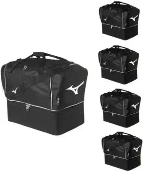 Mizuno Football Bag Small, 5er-Pack, schwarz/wei&szlig; (P3EY8W75P)