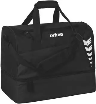 Erima Six Wings Sporttasche mit Bodenfach, schwarz, M