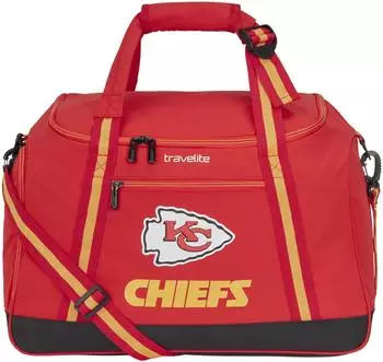 Travelite NFL Reisetasche Kansas City Chiefs, Gr&ouml;&szlig;e M, 47L (004705-10)