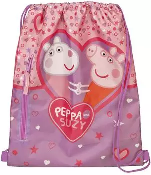 Rarewaves Peppa Pig Sporttasche - Peppa & Suzy