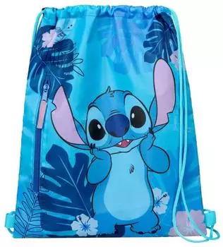 Undercover Lilo & Stitch Turnbeutel, blau, Kinder (38x33cm)