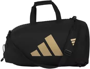 Adidas 2in1 Bag Combat Sports Polyester, schwarz/gold (S)