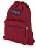 JanSport Drawsack Turnbeutel 14L mit Kordelzug, rot