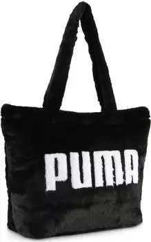 Puma UP Faux Fur Shopper schwarz (091712)