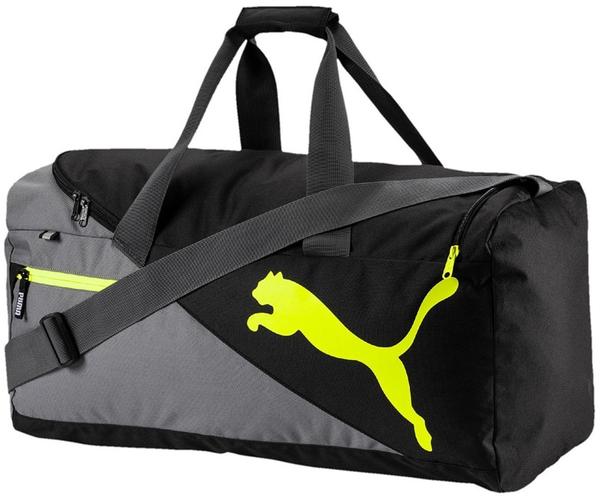 Puma Foundation Sportsbag M quiet shade/safety yellow (73395)