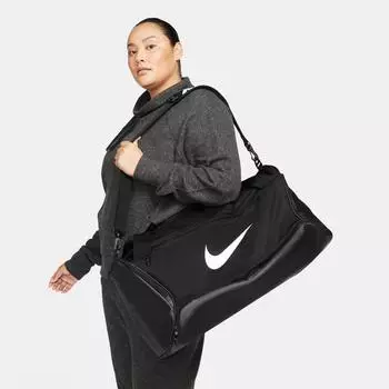 Nike Brasilia M Duffle (DH7710) black – Die perfekte Trainingstasche: Nike Brasilia M Duffle (DH7710) black