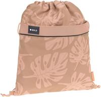 L&Auml;SSIG Turnbeutel "Bold, leaves caramel" aus recyceltem Material