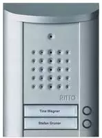 Ritto 1840220, Ritto 1840220 Entravox T&uuml;rstation Audio, 2 WE, Audio, silber eloxiert