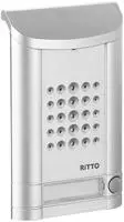Ritto 1271937, Ritto RITT Audio-T&uuml;rstation 1271937 Minivox (1 Taste) weiss alu