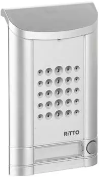 Ritto Minivox Türstation 1Taste weiß alu (1271937)