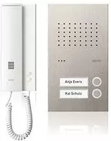 RITTO Edelstahl-T&uuml;rstation 2WE RGE1818225 Acero Pur Audio weiss Komplettpaket