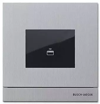 Busch-Jaeger Au&szlig;enstation mit Transponder-Modul Edelstahl (83100/72-660, 2CKA008300A0417)