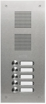 Grothe UP-Türstation V2A 1-reihig 5-Taster (TS 788 1-5)