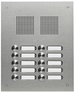 Grothe UP-Türstation V2A 2-reihig 10-Taster (TS 788 2-5)