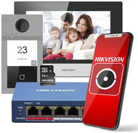Hikvision DS-KIS604-S(C), Hikvision DS-KIS604-S(C) IP Video-T&uuml;rsprechanlage Set