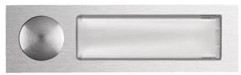 ELCOM AV3 Ruftaster mit Namensschild hinterleuchtbar EB Aluminium (REH029Y)