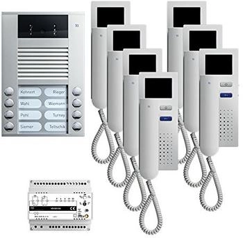TCS Video-Außenstation Serie AVE mit 7 Tasten, weiß/silber (PVE1570-0010)
