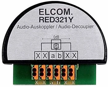 ELCOM Audio-Auskoppler 2Draht UP schwarz (RED321Y)