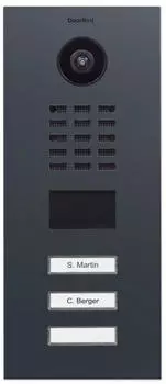 DoorBird D2103V IP-Video-Türstation Edelstahl mit drei Ruftasten, RAL 7016 (423870772)