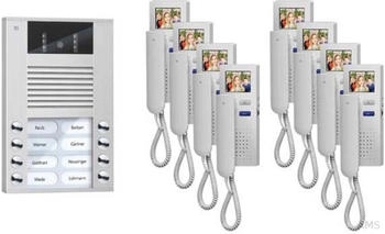 TCS Video:pack AP für 8 Wohneinheiten mit Außenstation AVE 8 Klingeltasten (PVE1580-0010)